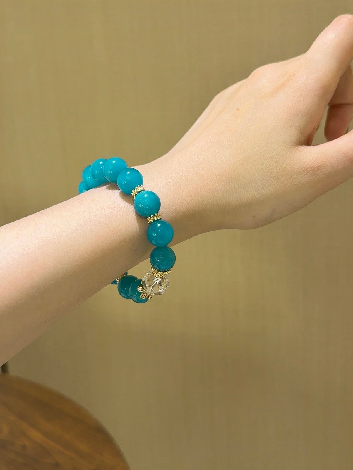 ▫️▪️ Tianhe stone white crystal sugar cube bracelet